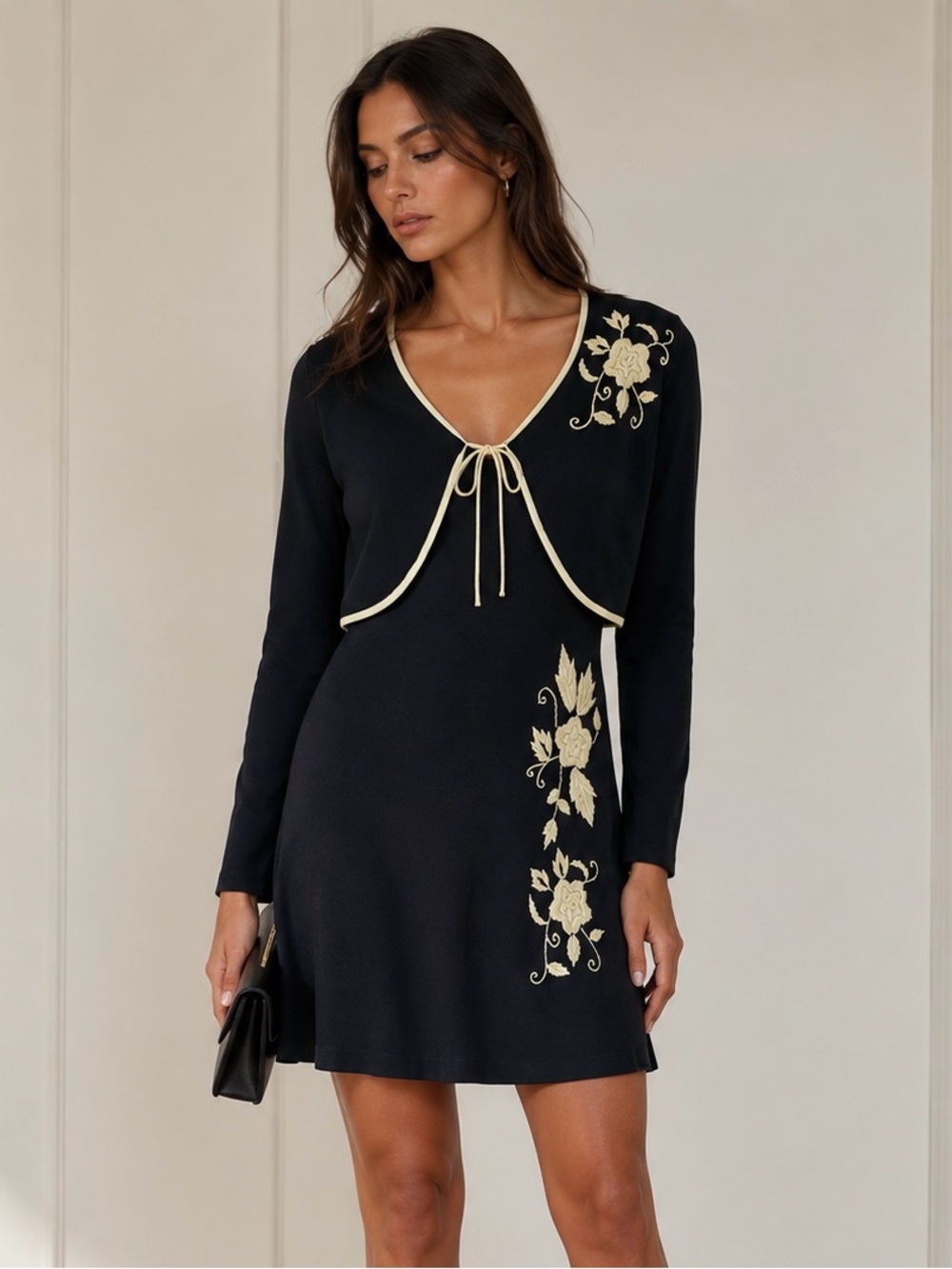 NWT Vertigo Paris Knit Dress and Cardigan Set